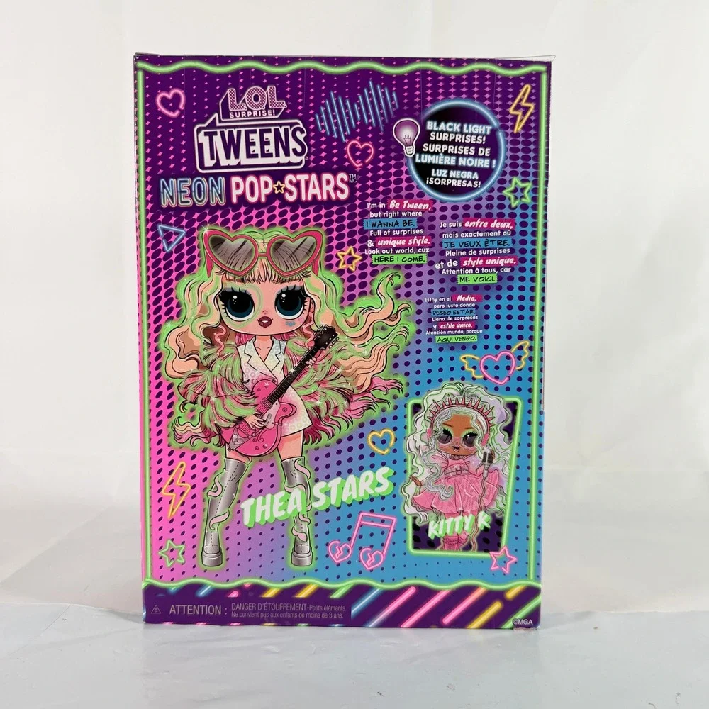 L.O.L. Surprise! Tweens Neon Pop Stars Thea Stars Fashion Doll 10+ Surprises
